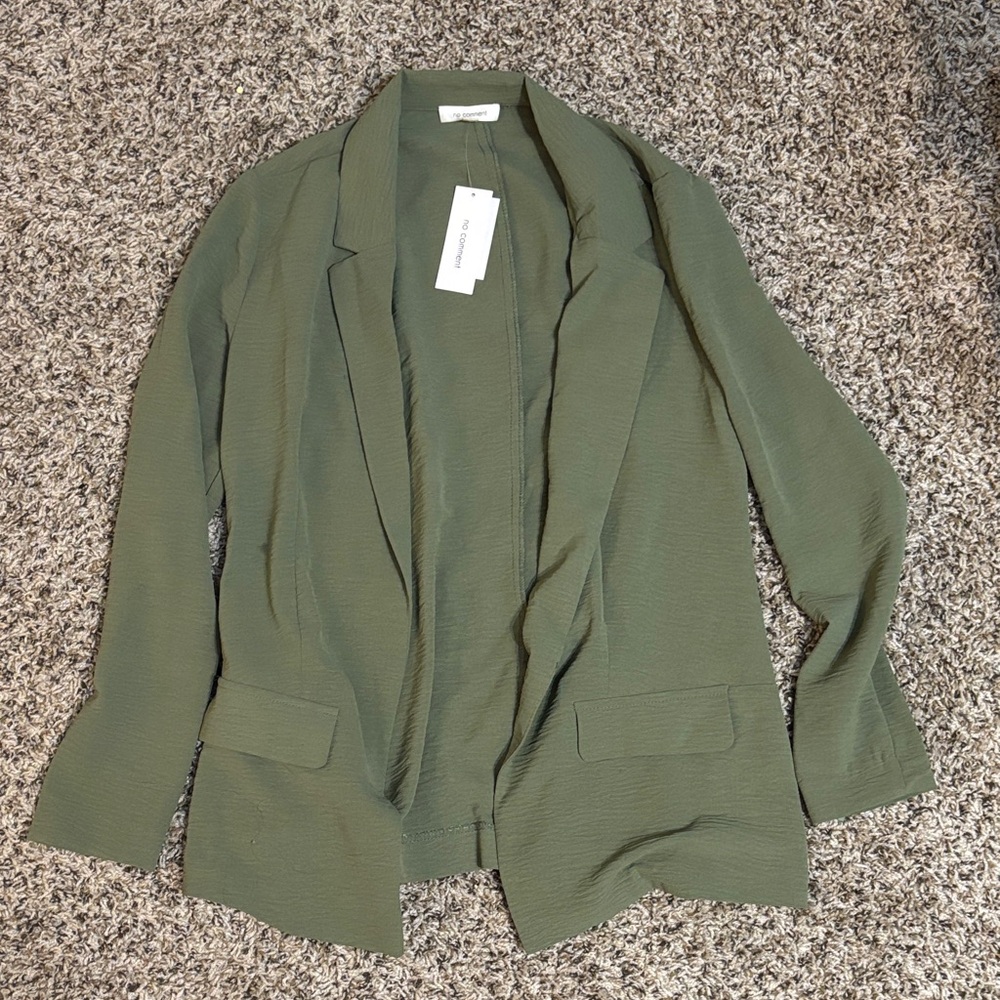 Elegant Olive Green Blazer